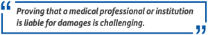 proving medical malpractice indiana