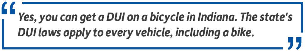 bike under the influence