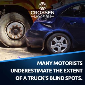 crossen blind spot motorist underestimate 