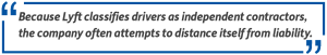 crossen lyft classifies drivers