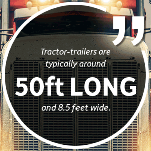 travtor trailers are 50ft long