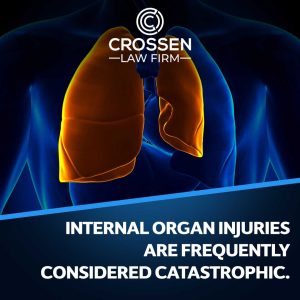 internal organ injuries considered catastrophic